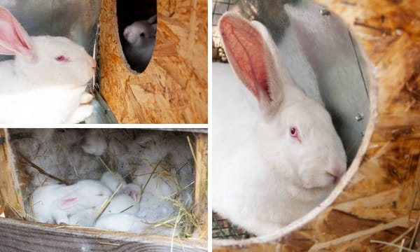 Rabbit nest box